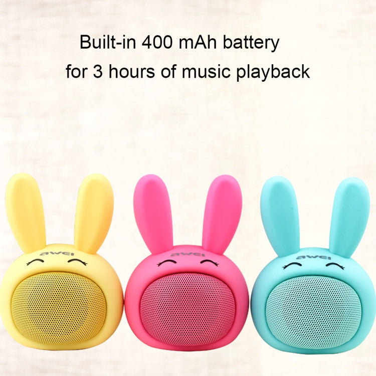 awei Y700 Mini Portable Rabbit Wireless Bluetooth Speaker, Built-in Mic, Support AUX / Hand Free Call, Y700