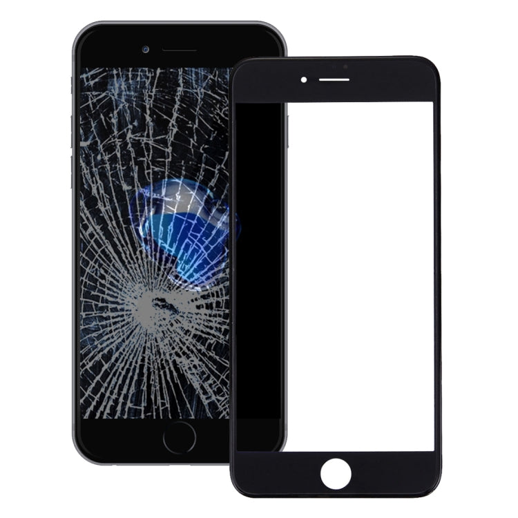 Front Screen Outer Glass Lens with Front LCD Screen Bezel Frame & OCA Optically Clear Adhesive for iPhone 7, For iPhone 7 (Frame+OCA)