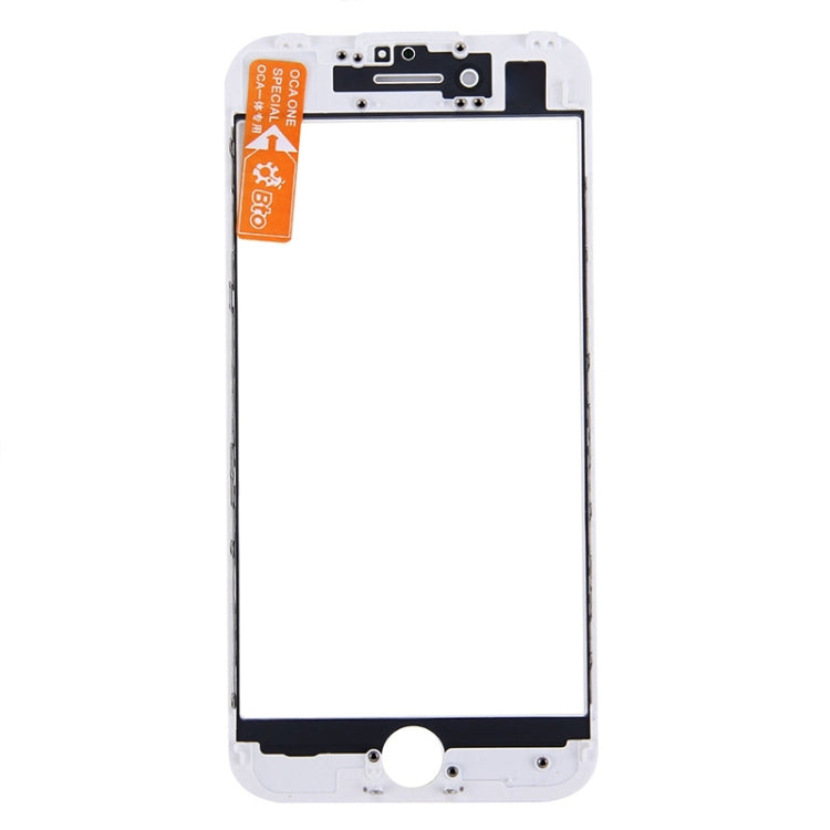 Front Screen Outer Glass Lens with Front LCD Screen Bezel Frame & OCA Optically Clear Adhesive for iPhone 7, For iPhone 7 (Frame+OCA)