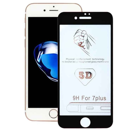 For iPhone 7 0.3mm 9H Surface Hardness 4D Curved Edge Full Screen Tempered Glass Screen Protector