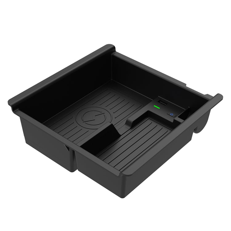 Multi-function Car Wireless Charger Rack Storage Box for Toyota Tacoma 2016-2021, Left Driving, For Toyota Tacoma 2016-2021