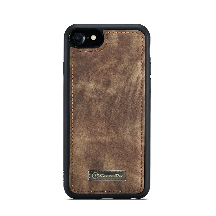 CaseMe for  iPhone 8 & 7  Multifunctional Leather Billfold with Detachable Magnetic PC Back Protective Case & Holder & 10 Card Slots & 3 Cash Slots & 1 Zipper Wallet & 2 Photo Frames & 3 Magnetic Clasps, For 8 & 7, For iPhone 8 & 7