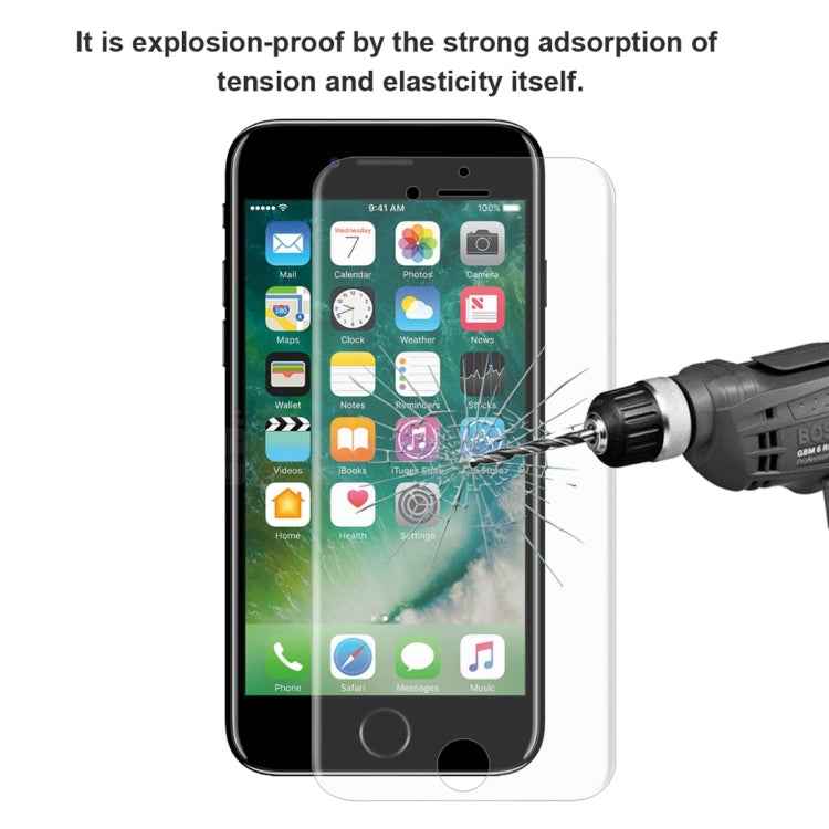 ENKAY Hat-Prince 0.1mm 3D Full Screen Protector Explosion-proof Hydrogel Film for iPhone SE 2020 / 8 / 7, TPU+TPE+PET Material