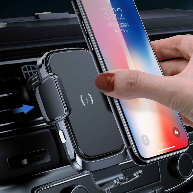 X7 Car Wireless Charging Mobile Phone Gravity Bracket Holder Suction Cup Bracket