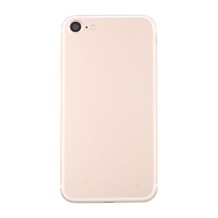 Battery Back Cover Assembly with Card Tray for iPhone 7, For iPhone 7 (Full Assembly), For iPhone 7, For iPhone 7 (Jet Black) - BSPART