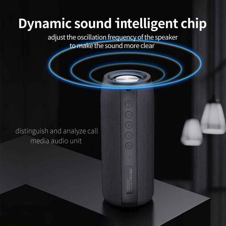 ZEALOT S51 Portable Stereo Bluetooth Speaker with Built-in Mic, Support Hands-Free Call & TF Card & AUX