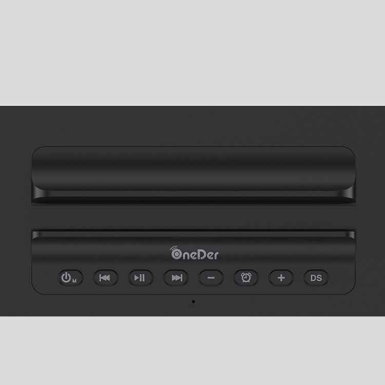 Oneder V06 Smart Sound Box Wireless Bluetooth Speaker, LED Screen Alarm Clock, Support Hands-free & FM & TF Card & AUX & USB Drive