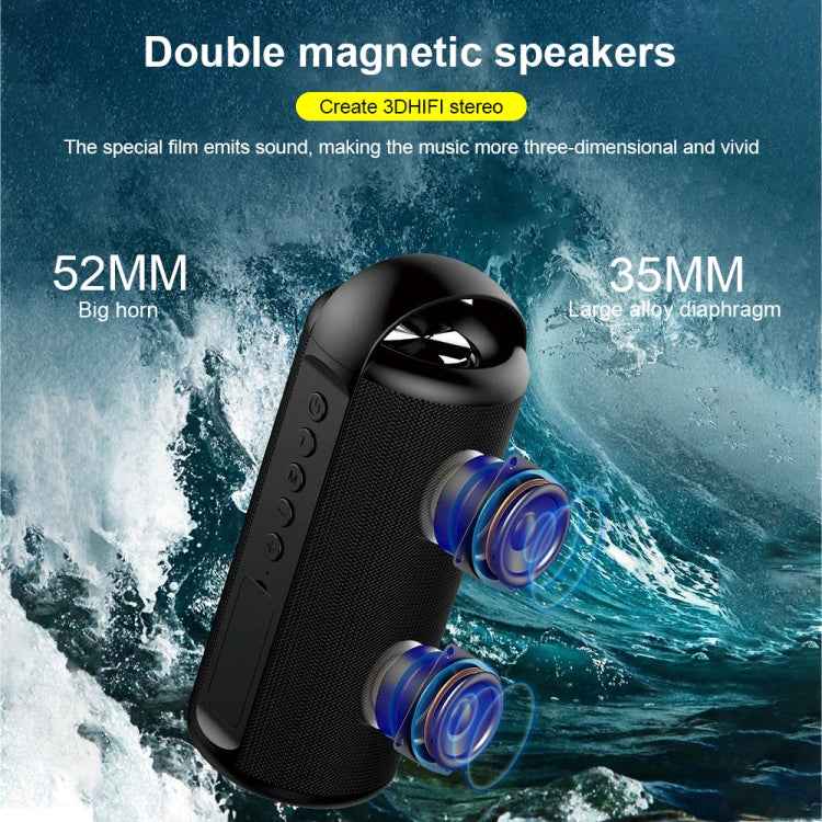 ZEALOT S36 Portable Heavy Bass Wireless Bluetooth Speaker with Built-in Mic, Support Hands-Free Call & TF Card & AUX