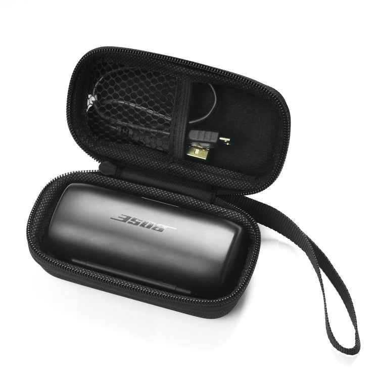 2 PCS Portable Handheld Shockproof Bluetooth Headset Protective Box Storage Bag for Bose SoundSport Free
