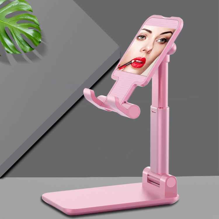 CH002 Universal Portable Foldable Mobile Phone Tablet Desktop Holder Bracket with Mirror