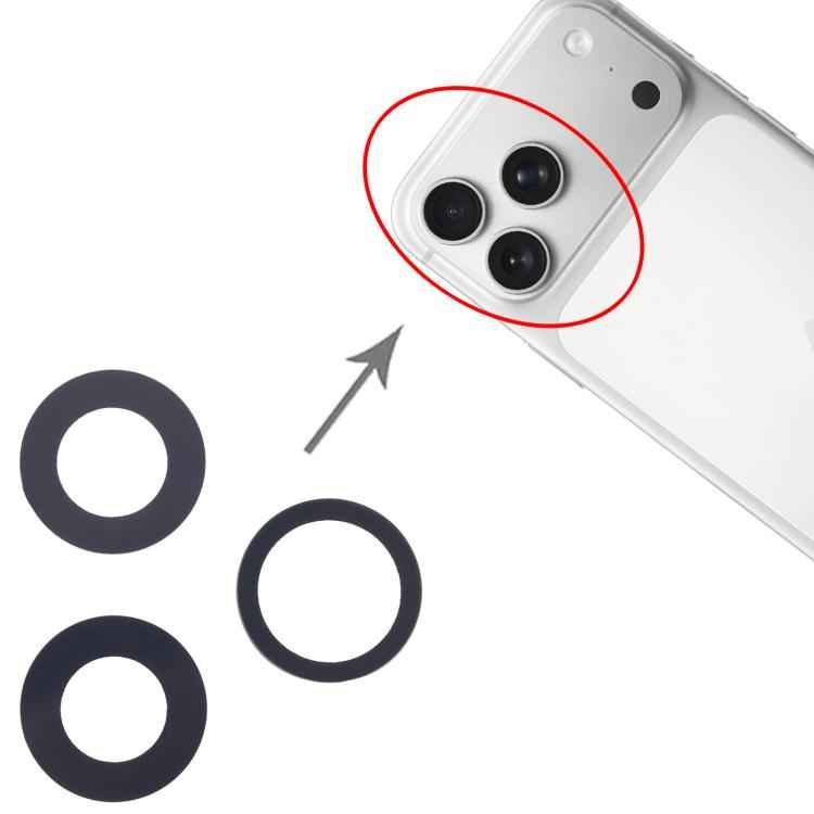 For iPhone 17 Pro Max Back Camera Lens Set
