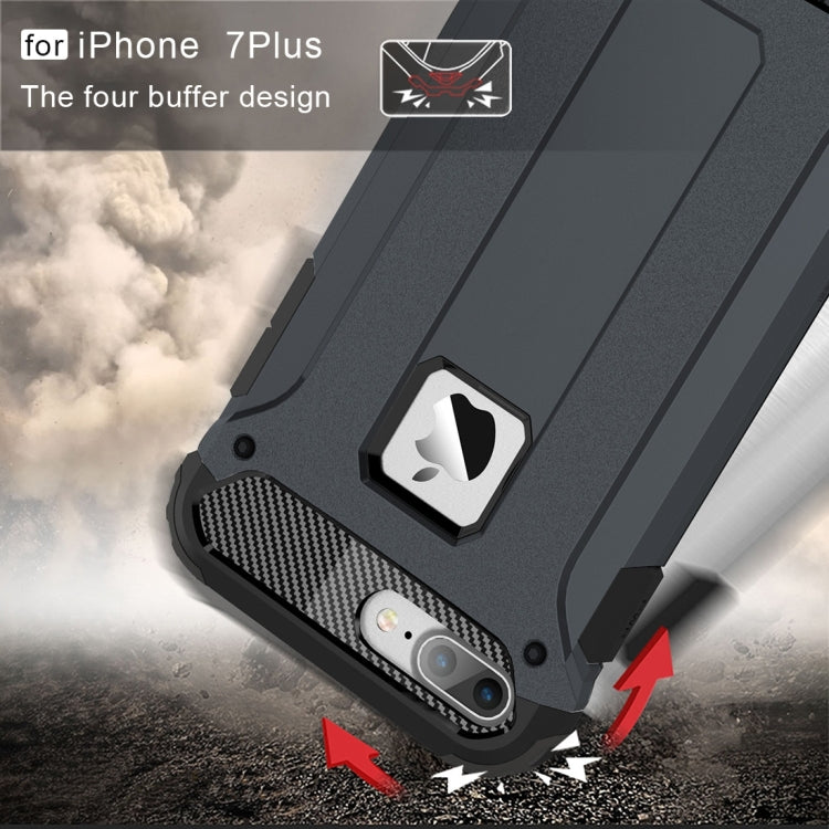 For iPhone 8 Plus & 7 Plus   Tough Armor TPU + PC Combination Case