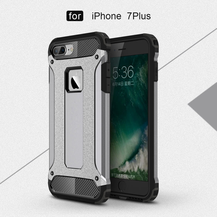 For iPhone 8 Plus & 7 Plus   Tough Armor TPU + PC Combination Case, For iPhone 7 Plus, For iPhone 8P & 7P