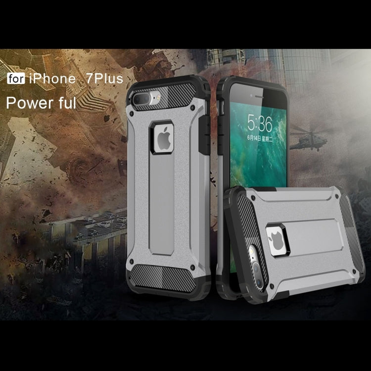 For iPhone 8 Plus & 7 Plus   Tough Armor TPU + PC Combination Case, For iPhone 7 Plus, For iPhone 8P & 7P