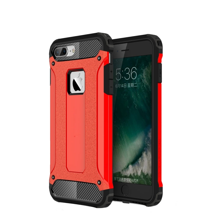 For iPhone 8 Plus & 7 Plus   Tough Armor TPU + PC Combination Case, For iPhone 7 Plus, For iPhone 8P & 7P