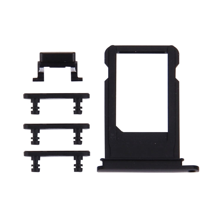 Card Tray + Volume Control Key + Power Button + Mute Switch Vibrator Key for iPhone 7 Plus, For iPhone 7 Plus