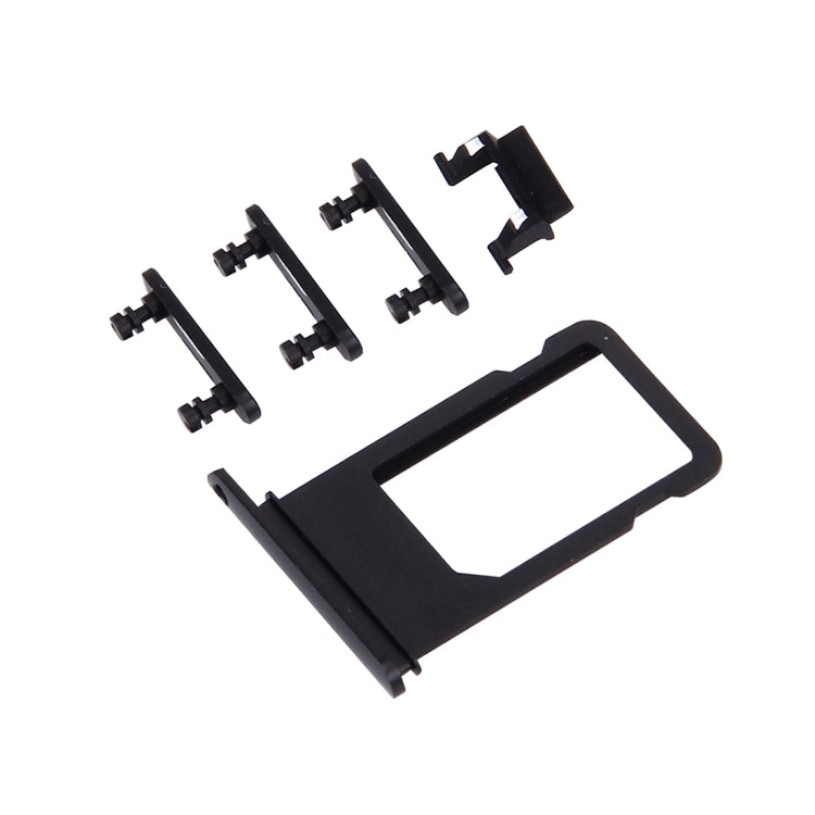 Card Tray + Volume Control Key + Power Button + Mute Switch Vibrator Key for iPhone 7 Plus, For iPhone 7 Plus
