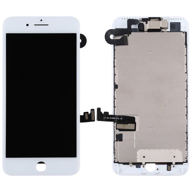 Pantalla LCD incluye cámara frontal para iPhone 7 Plus, i7 Plus Negro con cámara, i7 Plus Blanco con cámara