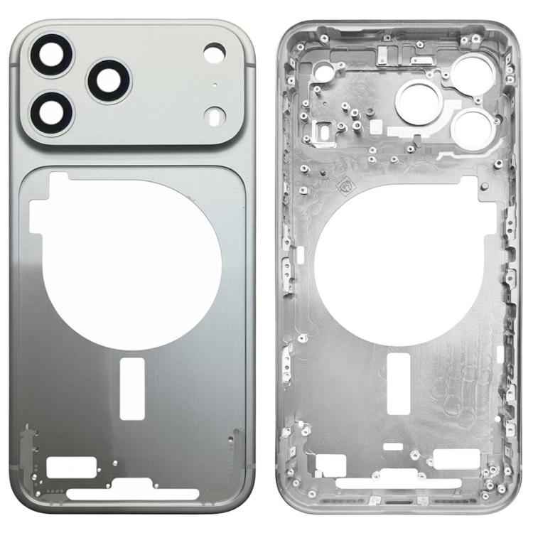 For iPhone 17 Pro Max Middle Frame Bezel Plate with Camera Lens Cover, For iPhone 17 Pro Max