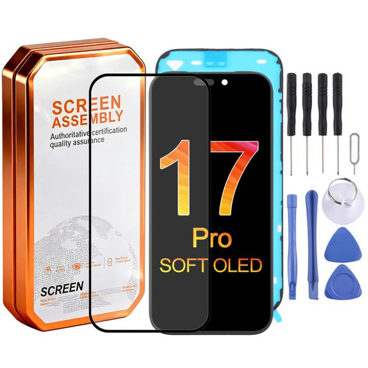 HXL Soft OLED Screen For iPhone 17 Pro, For iPhone 17 Pro