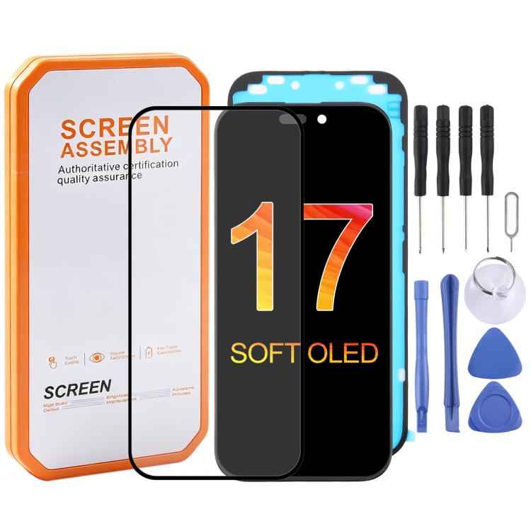 HXL Soft OLED Screen For iPhone 17