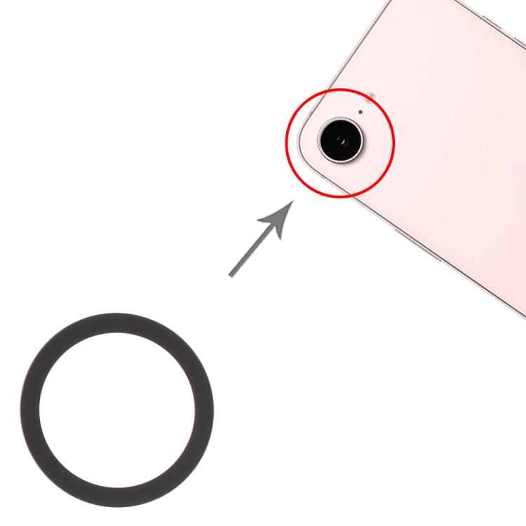 For iPhone 17e Rear Camera Glass Lens Metal Outside Protector Hoop Ring, For iPhone 17e