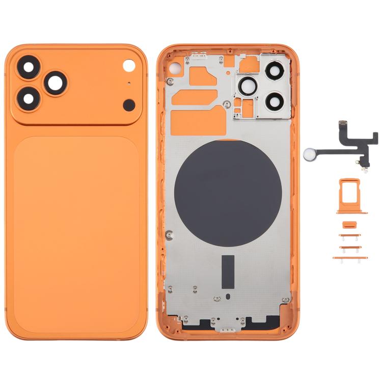 Back Housing Cover with Appearance Imitation of iP17 Pro for iPhone 12 Pro, For iPhone 12 Pro to iP17 Pro