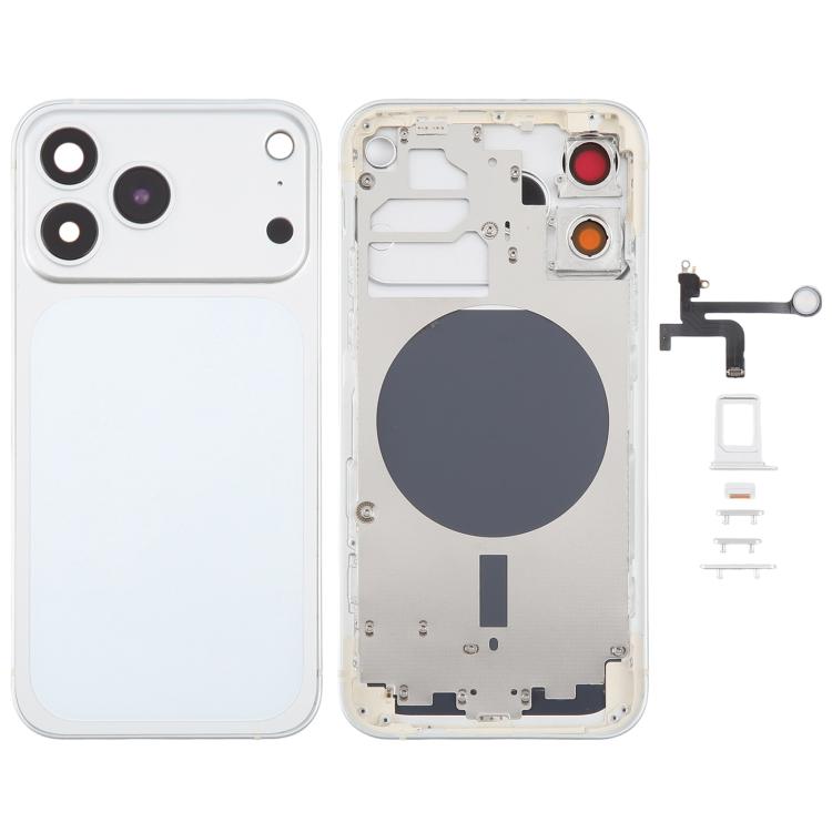 Back Housing Cover with Appearance Imitation of iP17 Pro for iPhone 12, For iPhone 12 to iP17 Pro