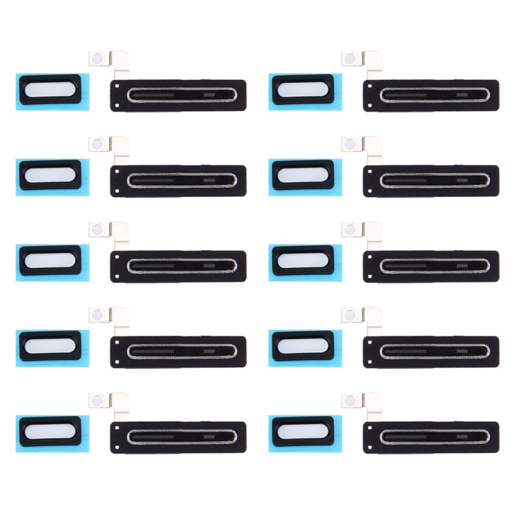 10 PCS Earpiece Receiver Mesh Cover + Earpiece Receiver Adhesive Sticker for iPhone 7 Plus, For iPhone 7 Plus (10 PCS)