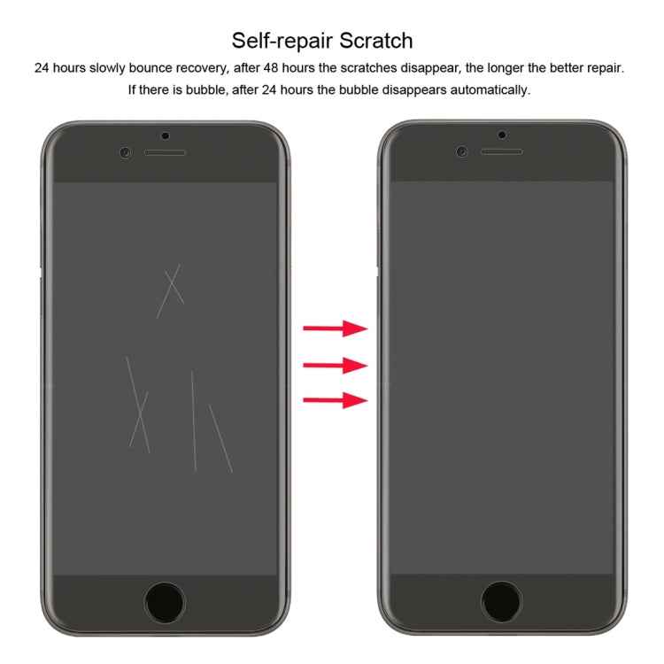 ENKAY Hat-Prince 0.1mm 3D Full Screen Protector Explosion-proof Hydrogel Film for iPhone 8 Plus & 7 Plus, TPU+TPE+PET Material