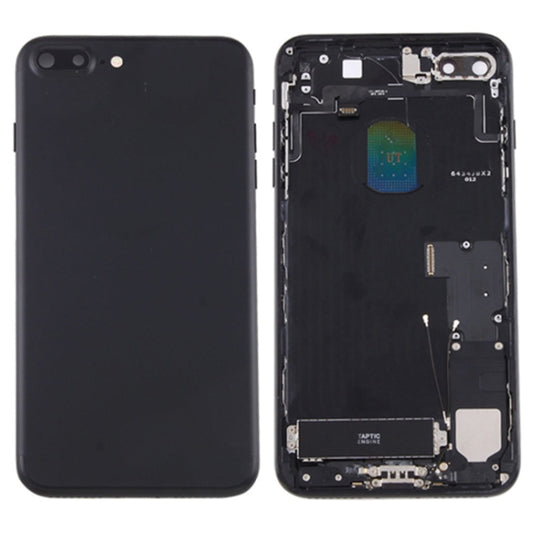 Battery Back Cover Assembly with Card Tray for iPhone 7 Plus, For iPhone 7 Plus, For iPhone 7 Plus (Full Assembly), For iPhone 7 Plus  (Full Assembly), For iPhone 7 Plus (Jet Black)