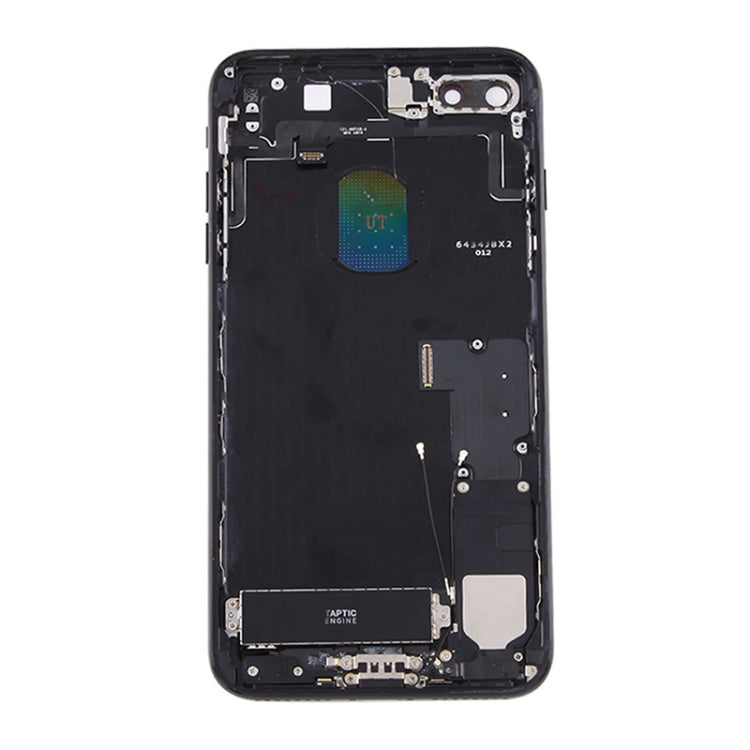 Battery Back Cover Assembly with Card Tray for iPhone 7 Plus, For iPhone 7 Plus, For iPhone 7 Plus (Full Assembly), For iPhone 7 Plus  (Full Assembly), For iPhone 7 Plus (Jet Black)