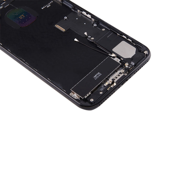 Battery Back Cover Assembly with Card Tray for iPhone 7 Plus, For iPhone 7 Plus, For iPhone 7 Plus (Full Assembly), For iPhone 7 Plus  (Full Assembly), For iPhone 7 Plus (Jet Black)