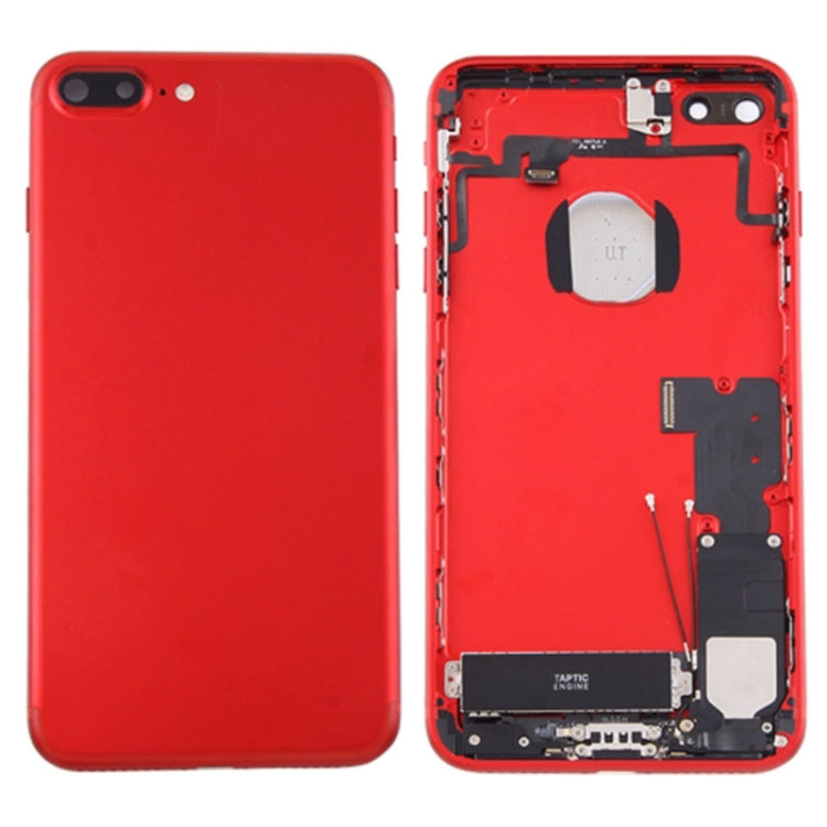 Battery Back Cover Assembly with Card Tray for iPhone 7 Plus, For iPhone 7 Plus, For iPhone 7 Plus (Full Assembly), For iPhone 7 Plus  (Full Assembly), For iPhone 7 Plus (Jet Black)