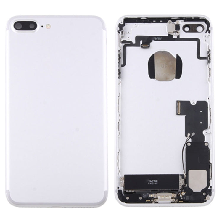 Battery Back Cover Assembly with Card Tray for iPhone 7 Plus, For iPhone 7 Plus, For iPhone 7 Plus (Full Assembly), For iPhone 7 Plus  (Full Assembly), For iPhone 7 Plus (Jet Black)