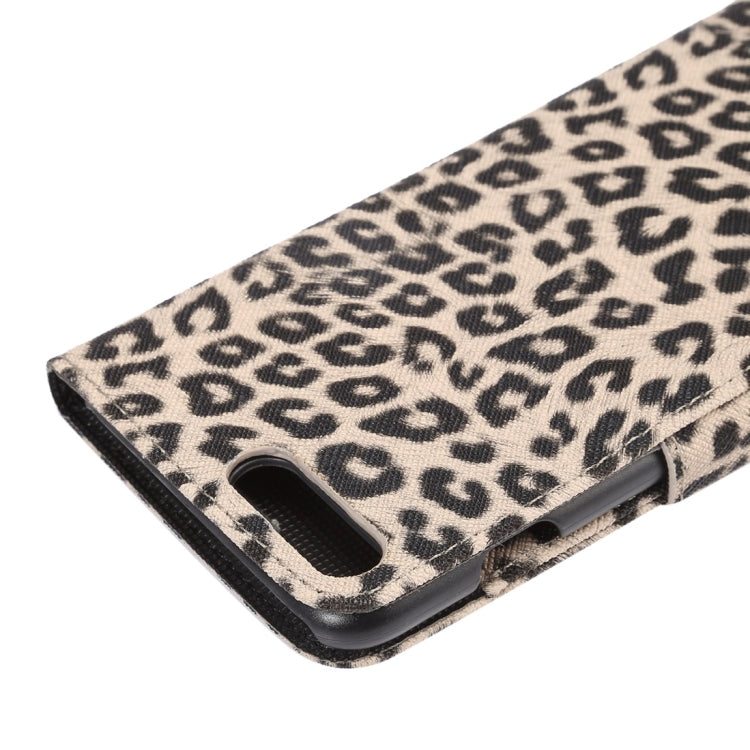 For iPhone 8 Plus & 7 Plus   Leopard Texture Horizontal Flip Leather Case with Holder & Card Slots & Wallet, For 8P & 7P