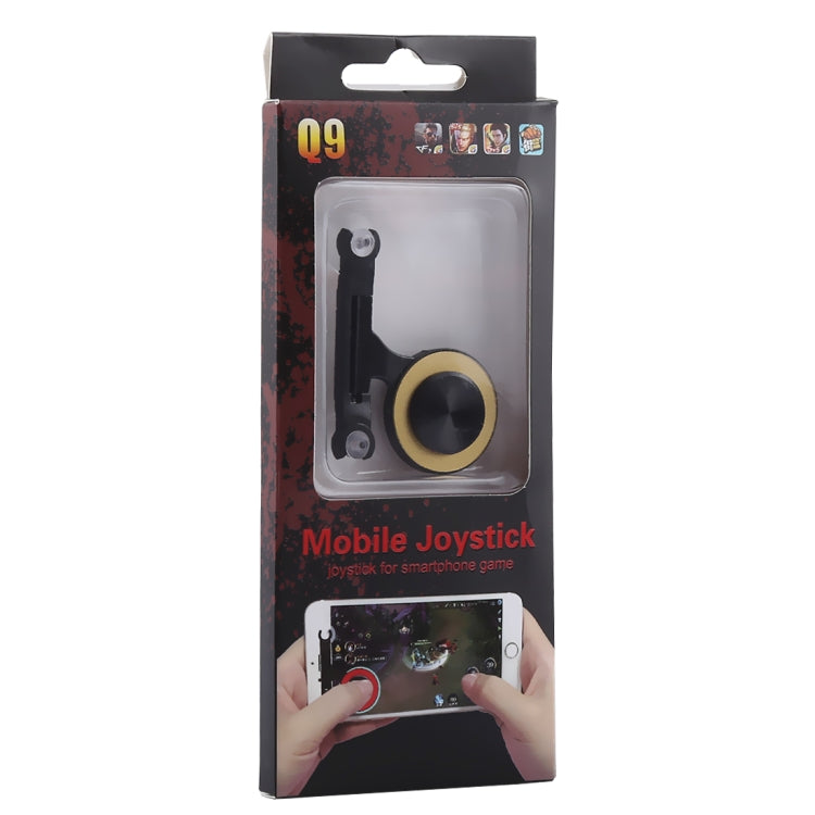 Q9 Direct Mobile Games Joystick Artifact Hand Travel Button Sucker for iPhone, Android Phone, Tablet, Q9 Gold, Q9 Red