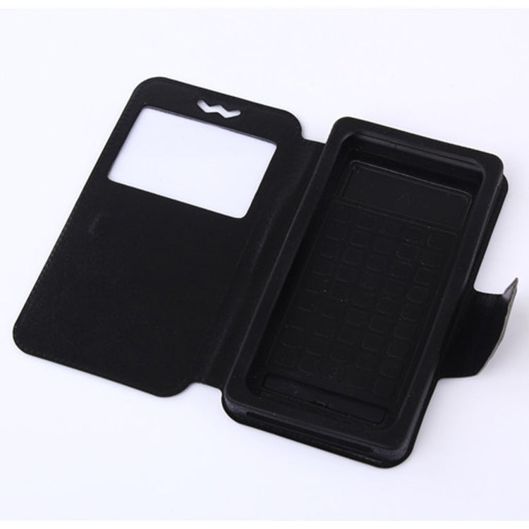 Silicone Sliding Universal Leather Case for 5.5 inch Mobile Phone