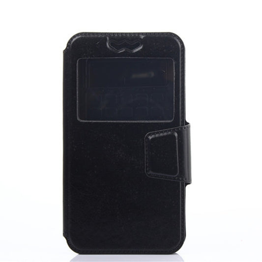 Silicone Sliding Universal Leather Case for 5.5 inch Mobile Phone