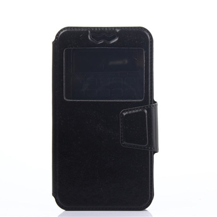 Silicone Sliding Universal Leather Case for 4.5-5.0 inch Mobile Phone