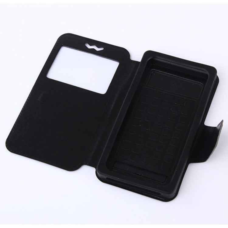 Silicone Sliding Universal Leather Case for 4.5-5.0 inch Mobile Phone