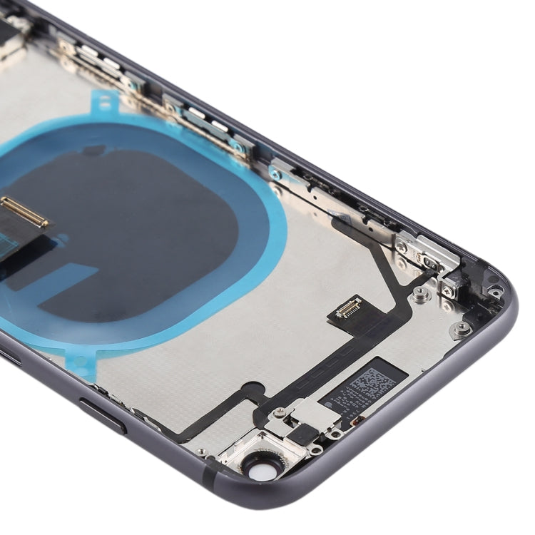Battery Back Cover Assembly with Side Keys & Vibrator & Speaker Ringer Buzzer & Power Button + Volume Button Flex Cable & Card Tray for iPhone 8, For iPhone 8, For iPhone 8 (Full Assembly) - BSPART