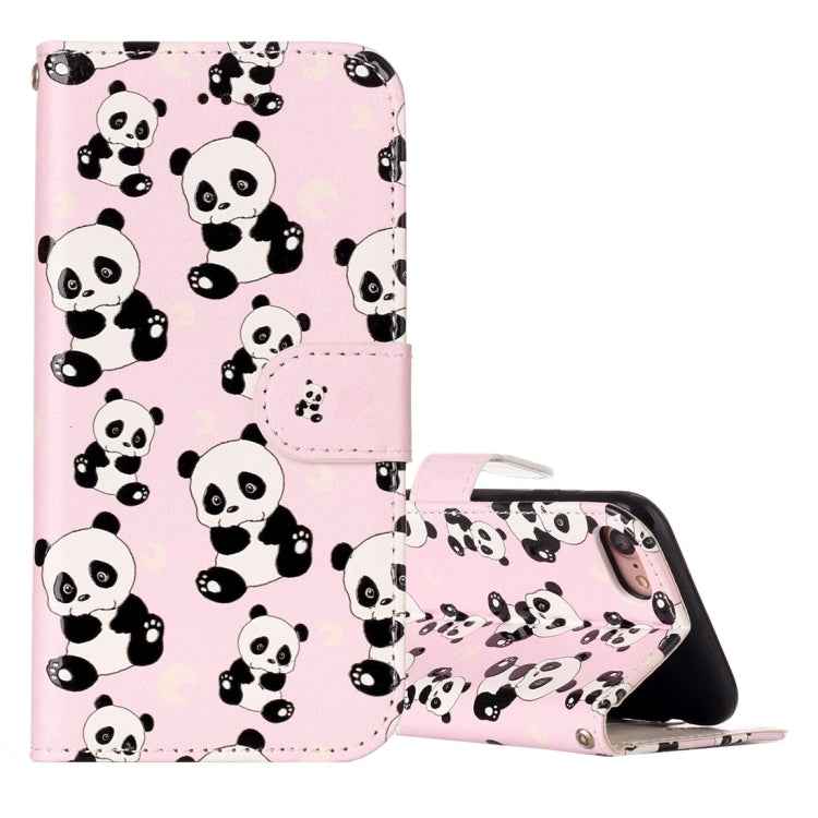 For iPhone 8 & 7 Embossed Horizontal Flip Leather Case with Holder & Card Slots & Wallet & Photo Frame