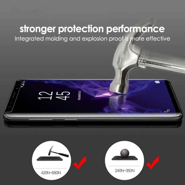 For iPhone 6 / 7 / 8 UV Liquid Curved Full Glue Full Screen Tempered Glass Film