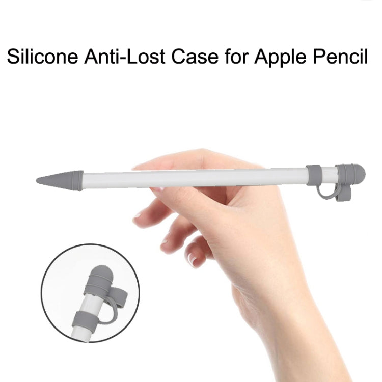 3 in 1 Silicone Protective Cover+Touch Cap Pen+Nip Pen Case For Apple Pencil
