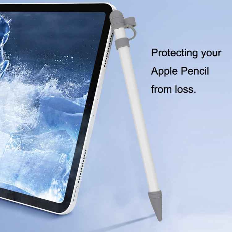 3 in 1 Silicone Protective Cover+Touch Cap Pen+Nip Pen Case For Apple Pencil