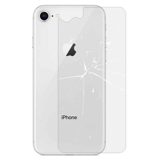 For iPhone 8 & 7 0.3mm 9H Surface Hardness 2.5D Curved Edge Explosion-proof Premium Tempered Glass Back Screen Protector