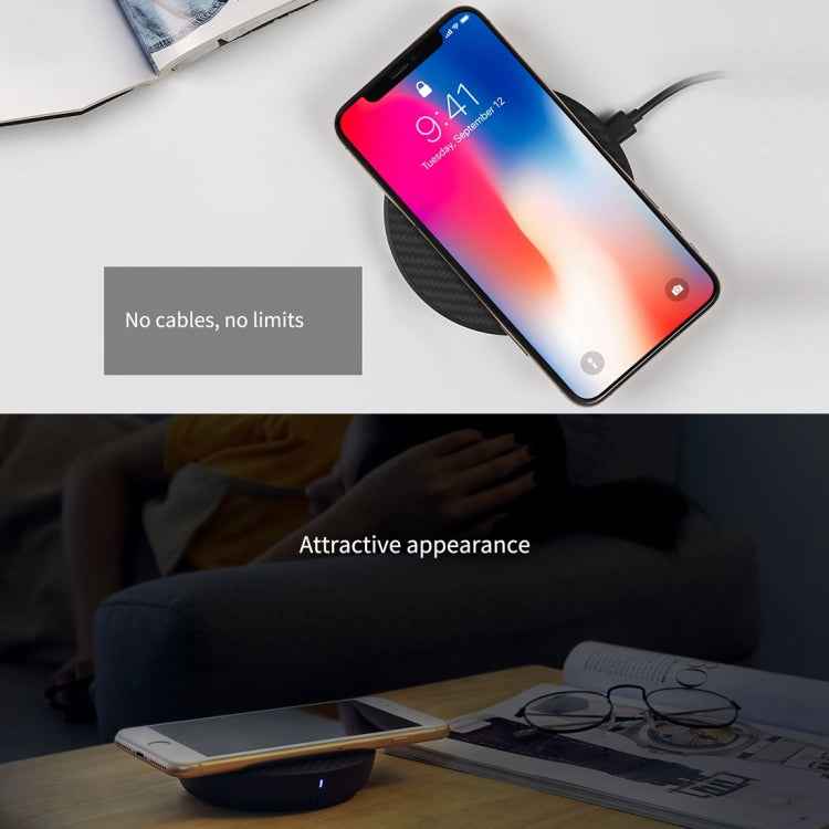 NILLKIN Power Flash Aramid Fiber Qi Standard Wireless Charger Charging Pad