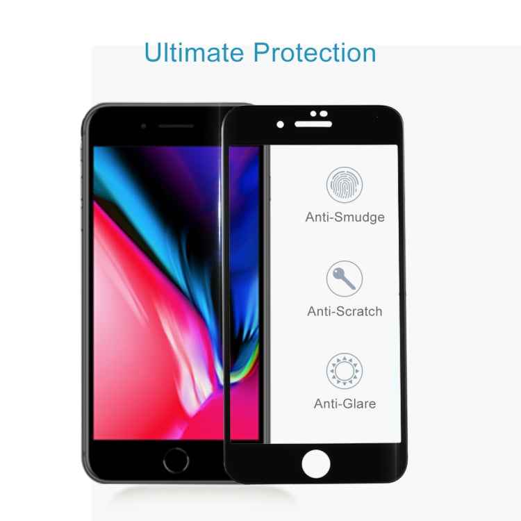 For iPhone 8 / 7 0.3mm 9H Surface Hardness  Curved Full Screen Tempered Glass Screen Protector