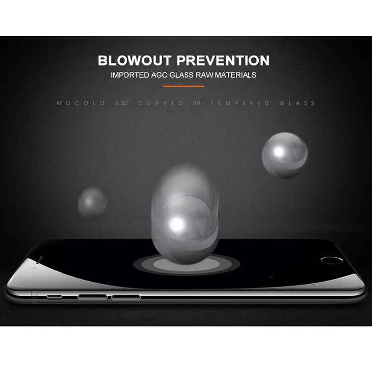 mocolo 0.33mm 9H 2.5D Silk Print Tempered Glass Film for iPhone SE 2020 / 8 / 7